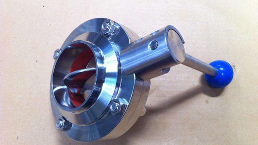 sanitary butterfly valves